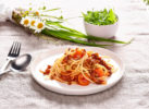 Spaghetti sauce végétale bio, façon bolognaise