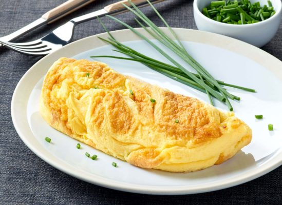 Omelettes gastronome garnies