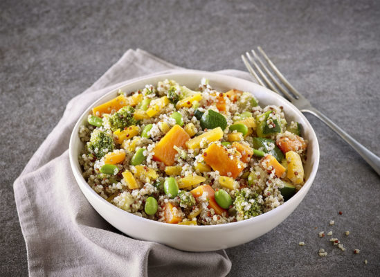 Quinoa et légumes cuisinés EXPRESS